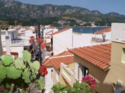 Uitzicht terras appartement 6